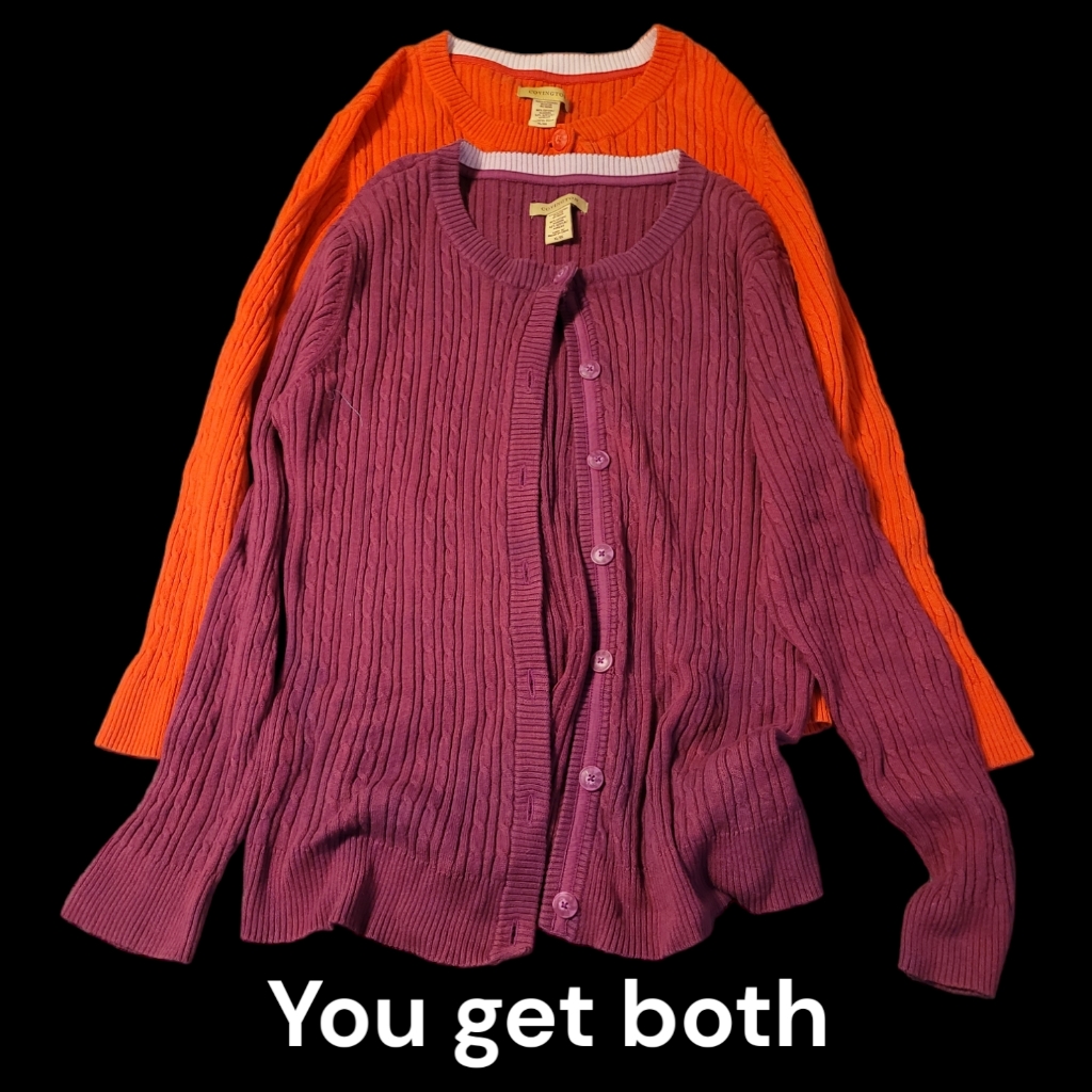 2 Button Up Sweaters